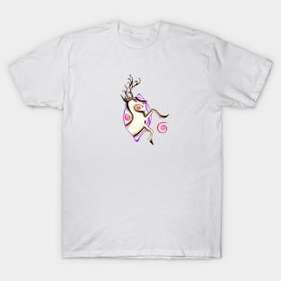 Mystical Stag Watercolor T-Shirt